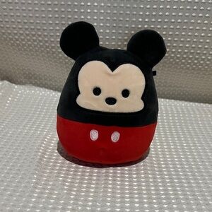 Disney Mickey Mouse 5”Squishmallows - Black and Red